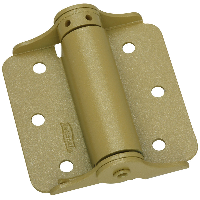 NATIONAL HARDWARE - National Hardware BakEnamel 3 in. L Enamel Brass Adjustable Spring Hinge 1 pk