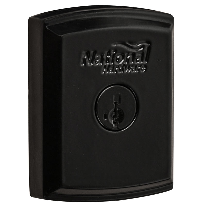 NATIONAL HARDWARE - National Hardware SmartKey 3.35 in. L Black Gate Lock
