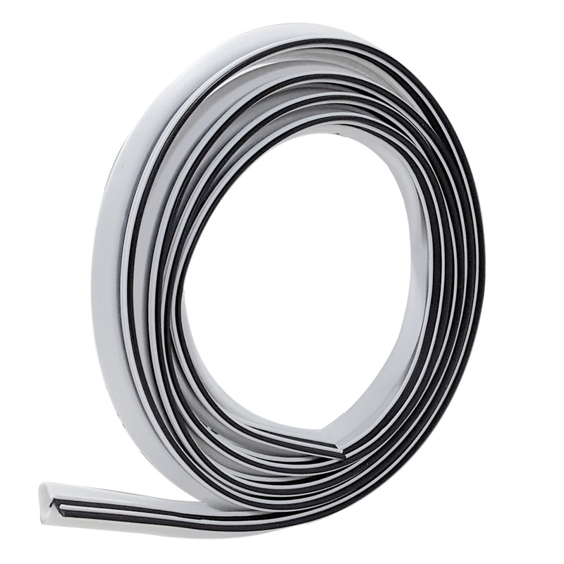 FROST KING - Frost King White Rubber Weather Seal For Doors 7 ft. L X 0.5 in. - Case of 6