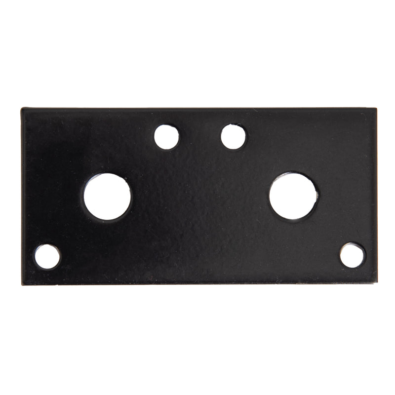 HAMPTON - Hampton 3 in. H X 1-1/4 in. W X 1/8 in. L Black Steel Mending Plate - Case of 20