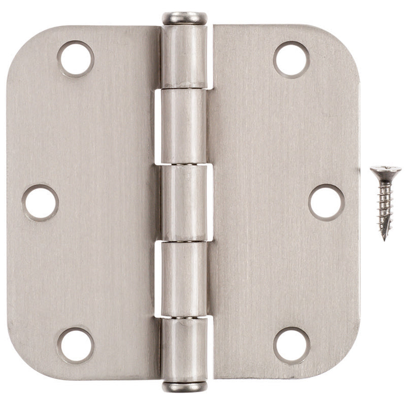 HAMPTON - Hampton 3-1/2 in. L Satin Nickel Residential Door Hinge 12 pk [01-3550-195]