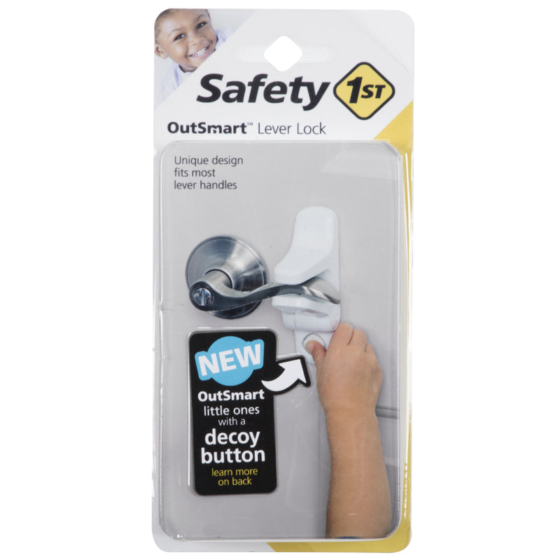 SAFETY 1ST - Safety 1st OutSmart White Plastic Lever Handle Lock 1 pk - Case of 2