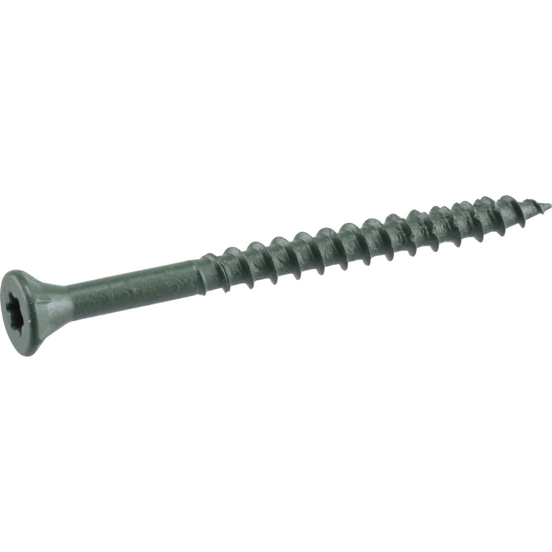 DECK PLUS - Deck Plus No. 10 X 2-1/2 in. L Green Star Flat Head Exterior Deck Screws 1 lb 1 pk