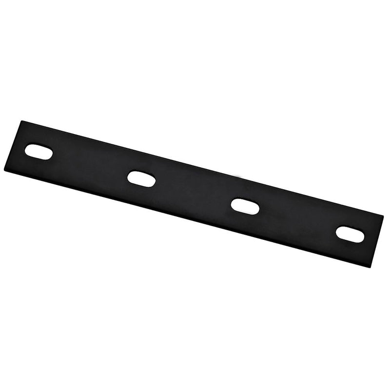 HAMPTON - Hampton 1-1/2 in. W X 10 in. L Black Steel Mending Plate - Case of 10