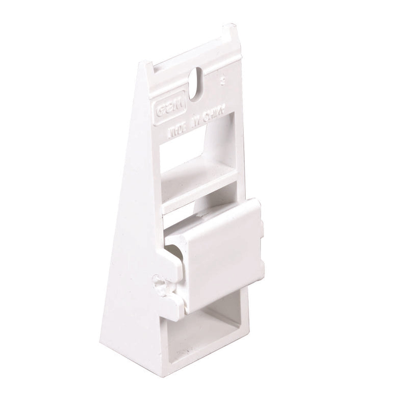 AMERIMAX - Amerimax 11 in. H X 8 in. W X 7 in. L White Vinyl Fascia Fixer - Case of 50