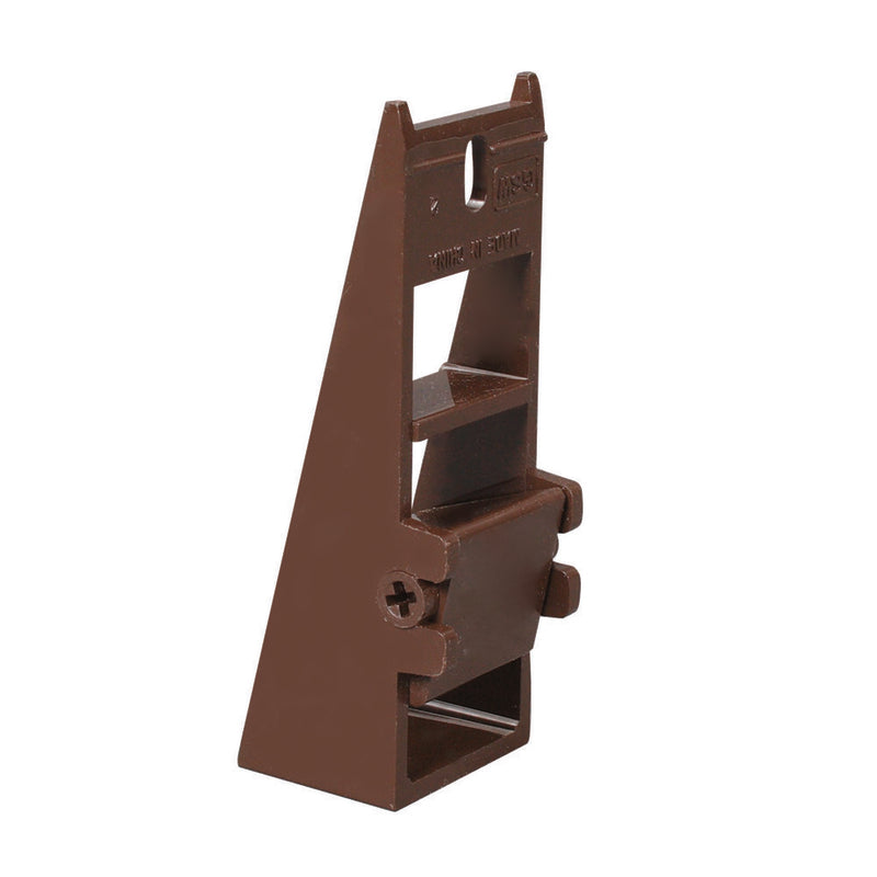 AMERIMAX - Amerimax 11 in. H X 8 in. W X 7 in. L Brown Vinyl U Fascia Fixer - Case of 50