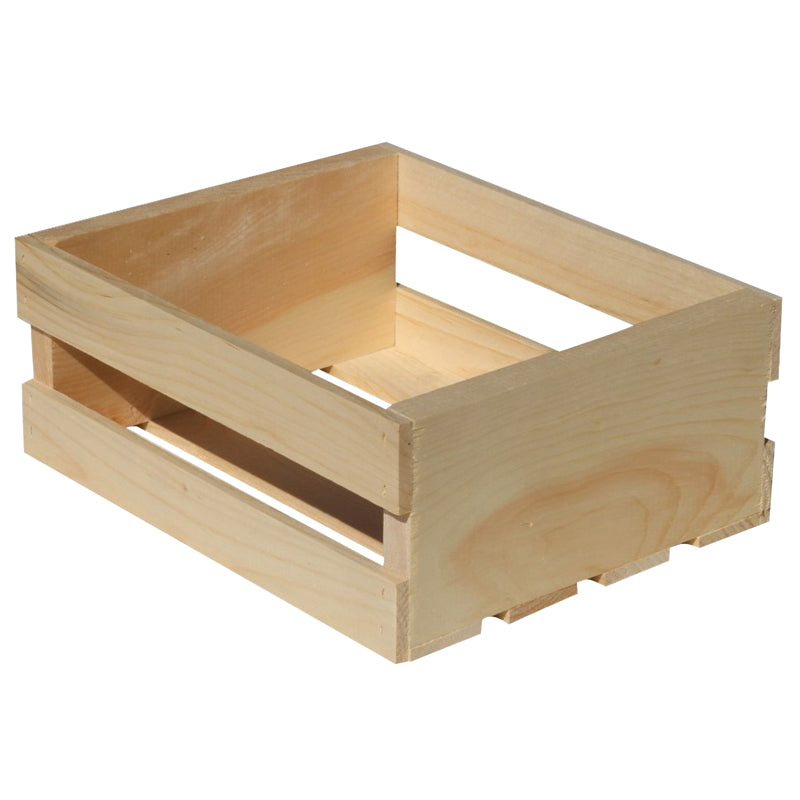 DEMIS PRODUCTS - Demis Products 4.75 in. H X 9.625 in. W X 11.75 in. D Storage Crate Natural - Case of 4