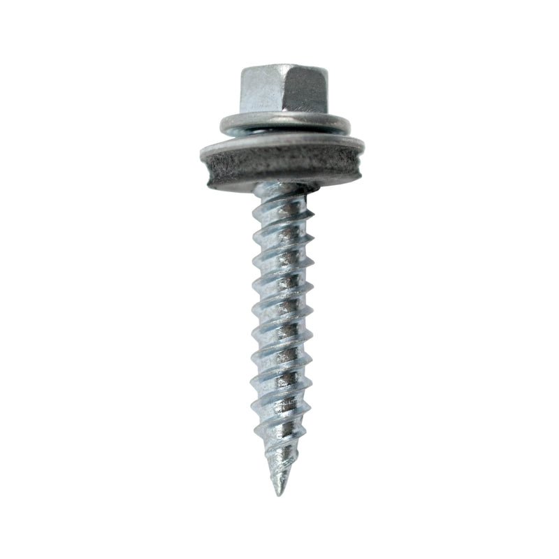 GRIP-RITE - Grip-Rite Pro-Twist No. 9 Sizes X 1-1/2 in. L Hex Round Washer Head Sheet Metal Screws 1 lb 91 pk [NHWNW91121]