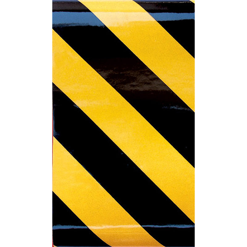 HILLMAN - Hillman 2 in. W X 24 in. L Black/Yellow Reflective Safety Tape 1 pk - Case of 5