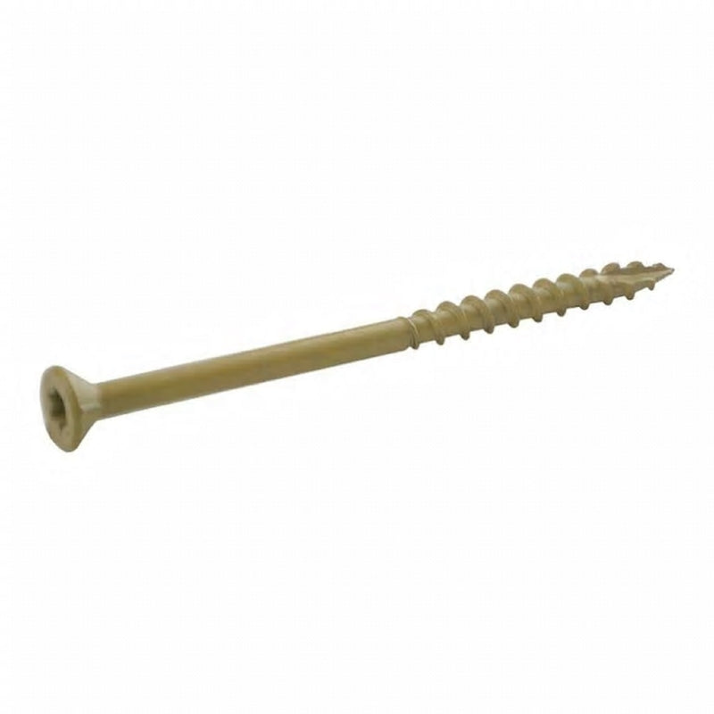 PRIMEGUARD PLUS - Grip-Rite PrimeGuard Plus No. 10 wire X 4 in. L Tan Star Bugle Head Exterior Deck Screws 5 lb - Case of 4