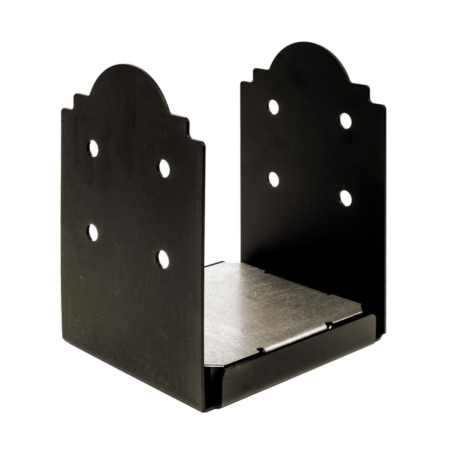Simpson Strong-Tie Outdoor Accents 10.3125 in. H X 8 in. W 14 Ga. Galvanized Steel Post Base - Case of 4