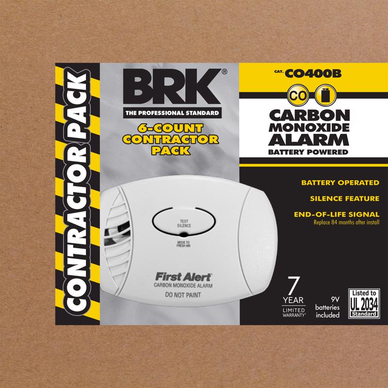 FIRST ALERT - First Alert Battery-Powered Electrochemical Carbon Monoxide Detector [CO400B6CP]