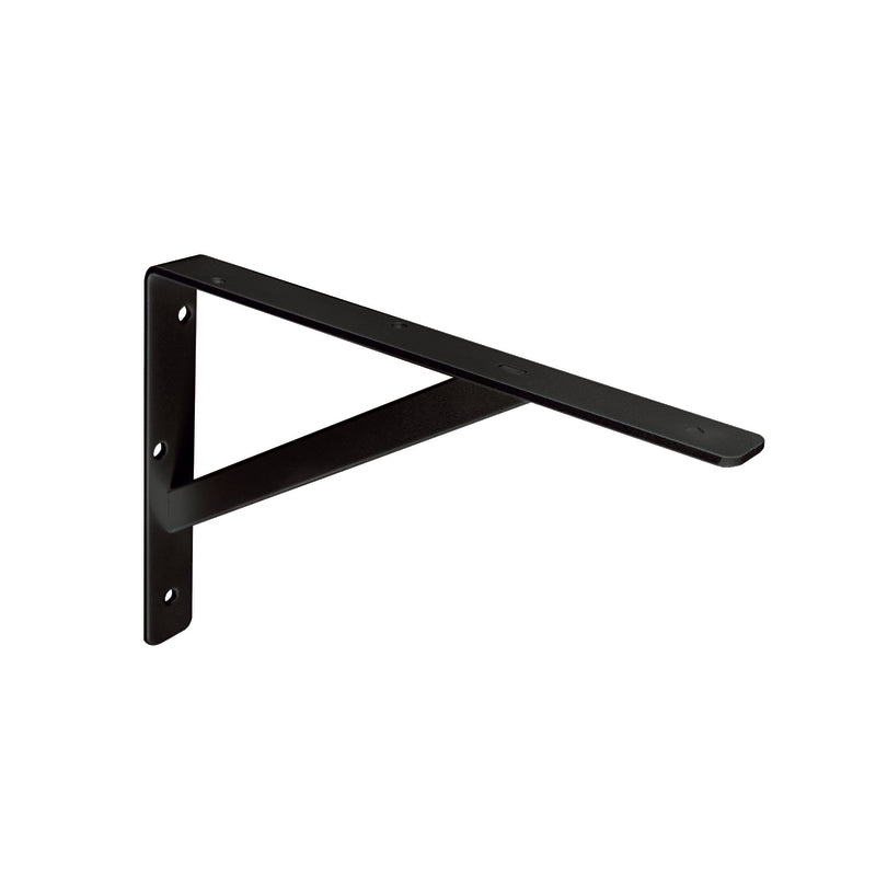 KNAPE & VOGT - Knape & Vogt 208 Black Steel Super Duty Bracket 12 in. L 1200 lb - Case of 10