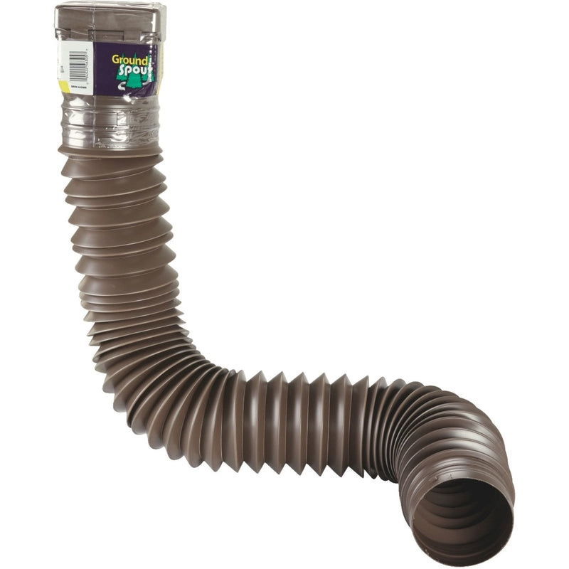 SPECTRA PRO SELECT - Spectra Pro Select 55 in. H X 3 in. W X 4 in. L Brown Plastic Downspout Extension - Case of 15