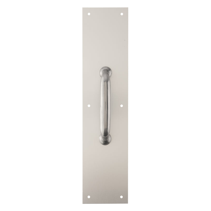 BRINKS COMMERCIAL - Brinks 15 in. L Satin Aluminum Pull Plate