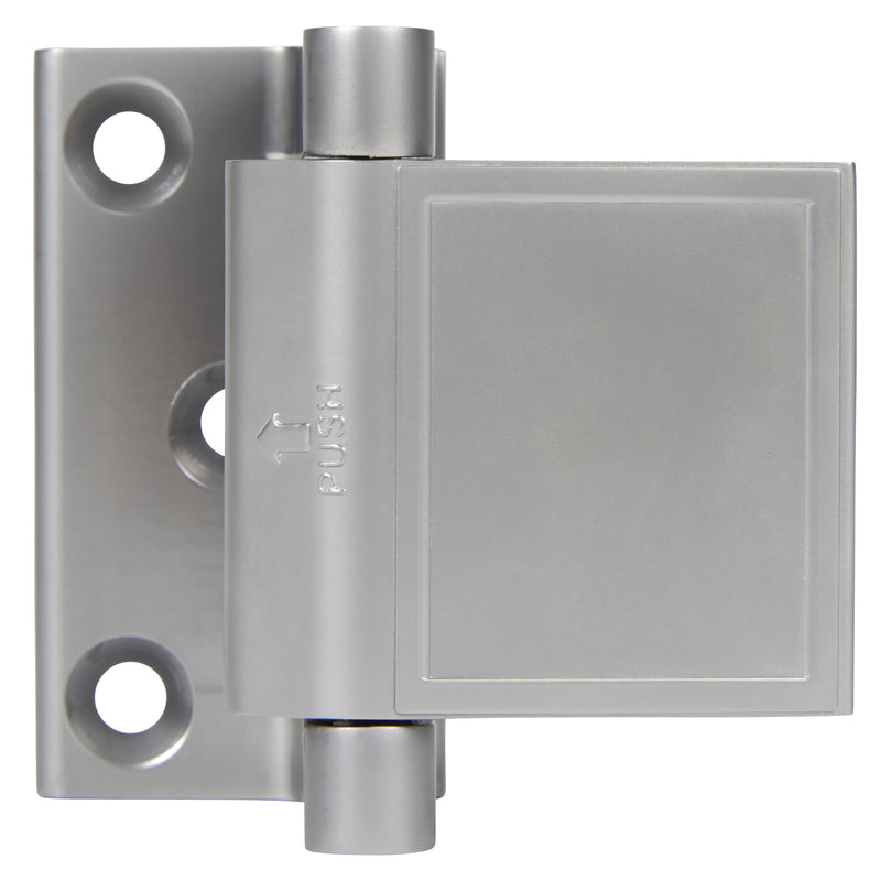 BRINKS COMMERCIAL - Brinks Zinc Satin Chrome Silver Door Stop Mounts to base trim