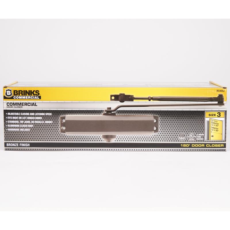 BRINKS COMMERCIAL - Brinks Commercial Oil Rubbed Bronze Steel Hydraulic Door Closer Grade 1 [BC4052]