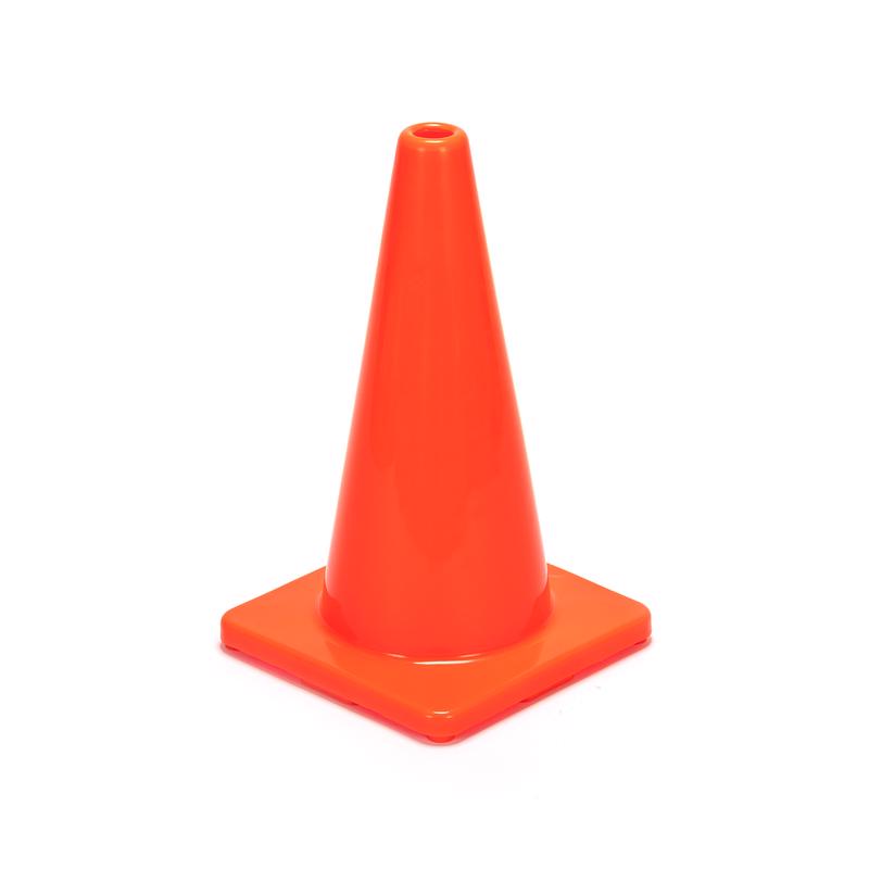 HOME PLUS - Home Plus Orange Safety Cone 18 in. H X 10.6 in. W