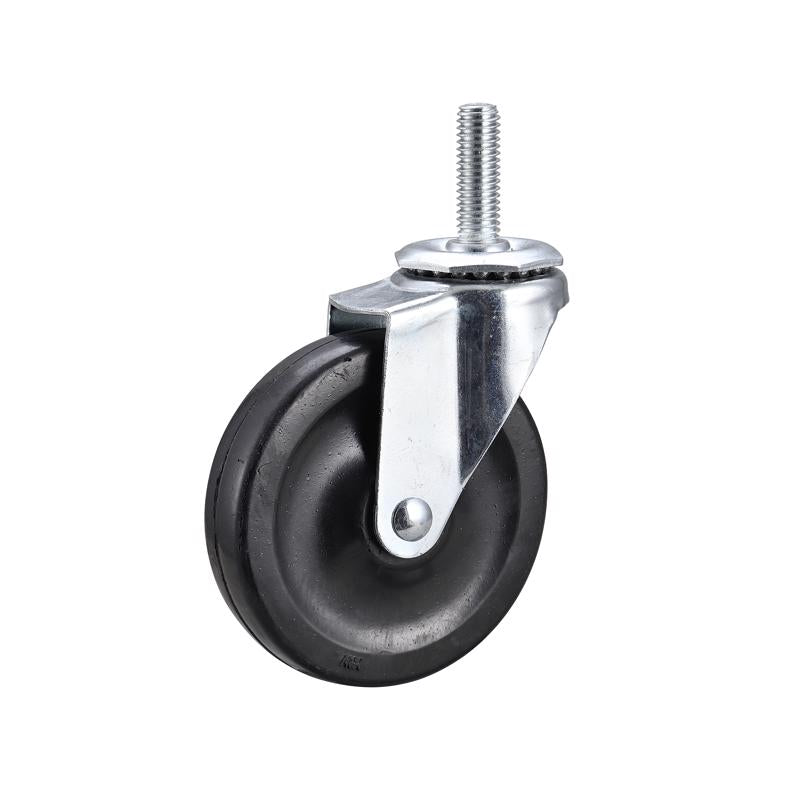 PROJEX - Projex 4 in. D Swivel Soft Rubber Caster 115 lb 1 pk