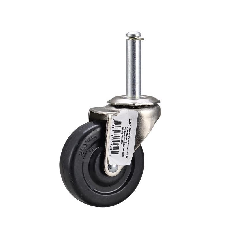 PROJEX - Projex 2-1/2 in. D Swivel Soft Rubber Caster 85 lb 1 pk