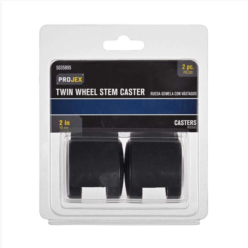 PROJEX - Projex 2 in. D Aluminum Caster 75 lb 2 pk