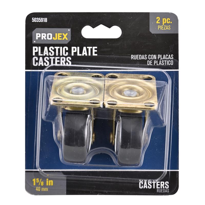 PROJEX - Projex 1-5/8 in. D Plastic Caster 50 lb 2 pk [9558/ACE]