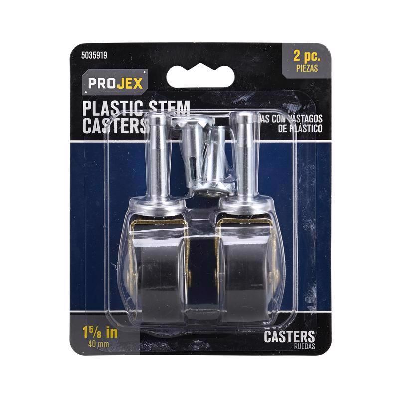 PROJEX - Projex 1-5/8 in. D Plastic Caster 50 lb 2 pk [9559/ACE]
