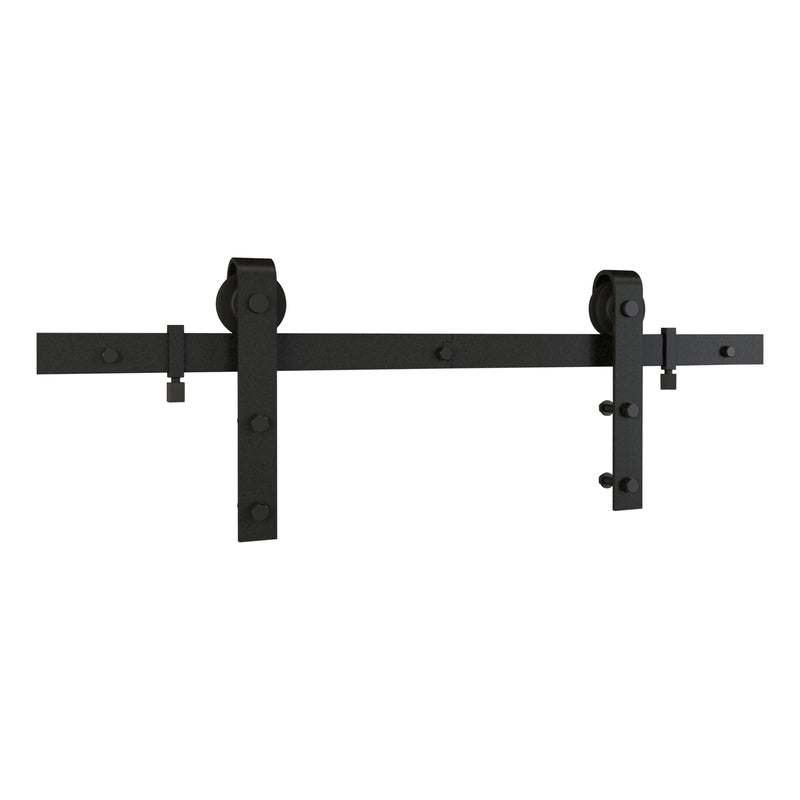 NATIONAL HARDWARE - National Hardware Classic Matte Black Steel Barn Door Hanger Kit 1 pc [N700-003]