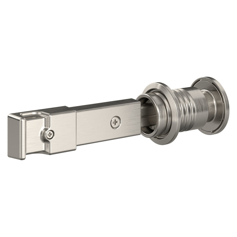 NATIONAL HARDWARE - National Hardware Satin Nickel Steel/Zinc Sliding Door Lock