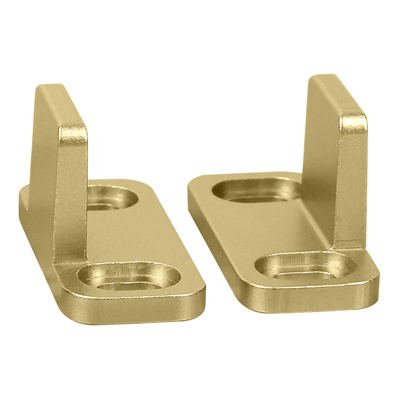 NATIONAL HARDWARE - National Hardware Brushed Gold Aluminum Double Floor Guide 1 pc