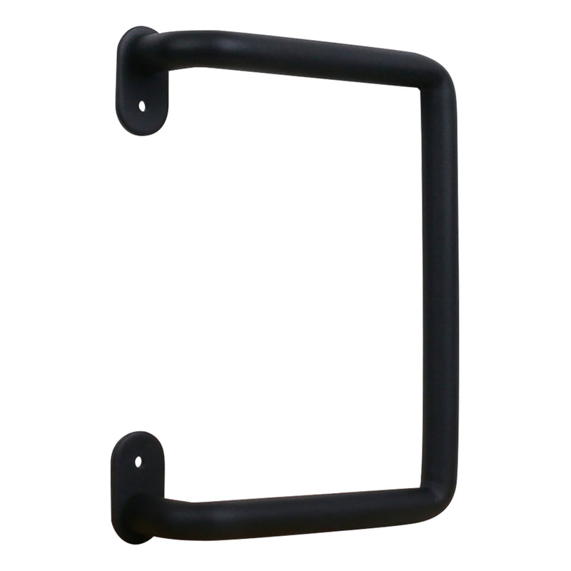 NATIONAL HARDWARE - National Hardware Troy Matte Black Steel Pull Handle 1 pc