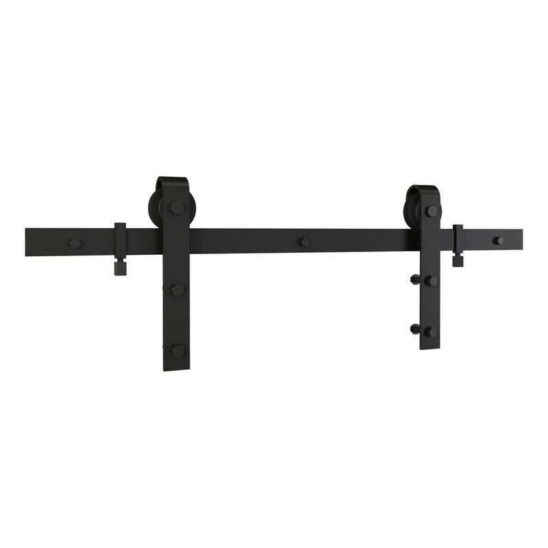 NATIONAL HARDWARE - National Hardware Classic Matte Black Steel Barn Door Hanger Kit 1 pc [N700-004]