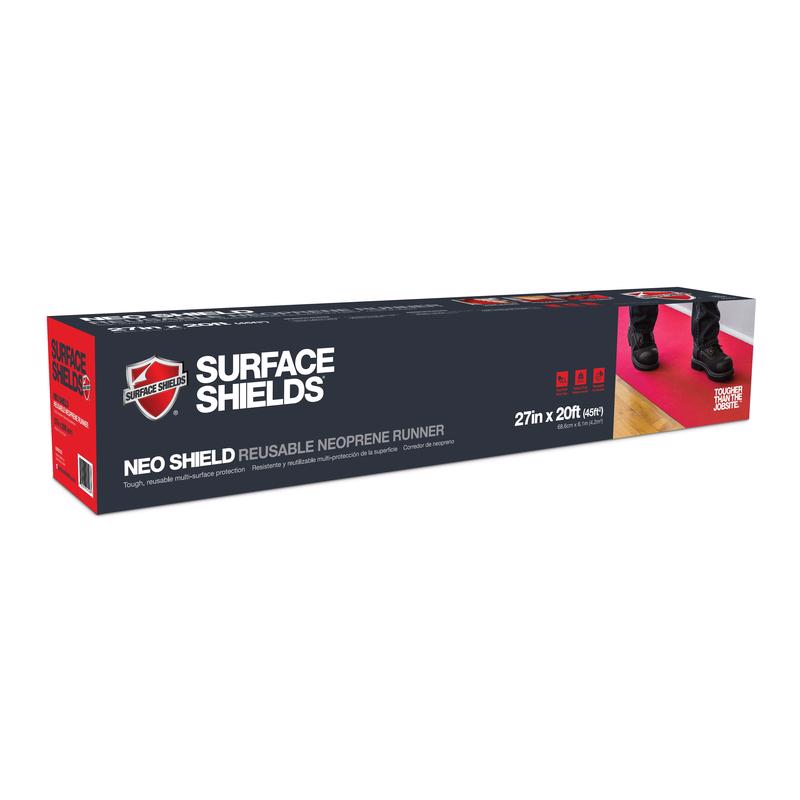 SURFACE SHIELD - Surface Shield NeoShield Floor Protection 1.5 mil X 27 in. W X 20 ft. L Rubber Red 1 pk