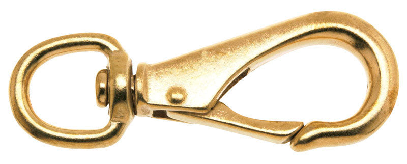 CAMPBELL CHAIN - Campbell 11/16 in. D X 3-11/16 in. L Polished Bronze Quick Snap 60 lb - Case of 10