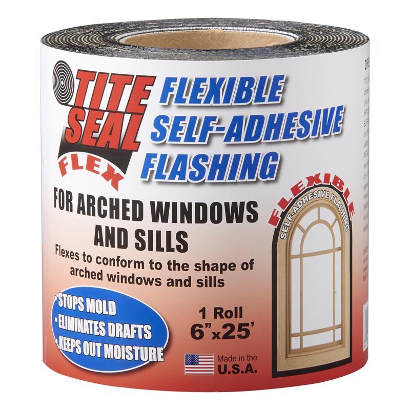 TITE SEAL - Tite Seal 6 in. W X 25 ft. L Rubber Self-Adhesive Waterproof Flashing White
