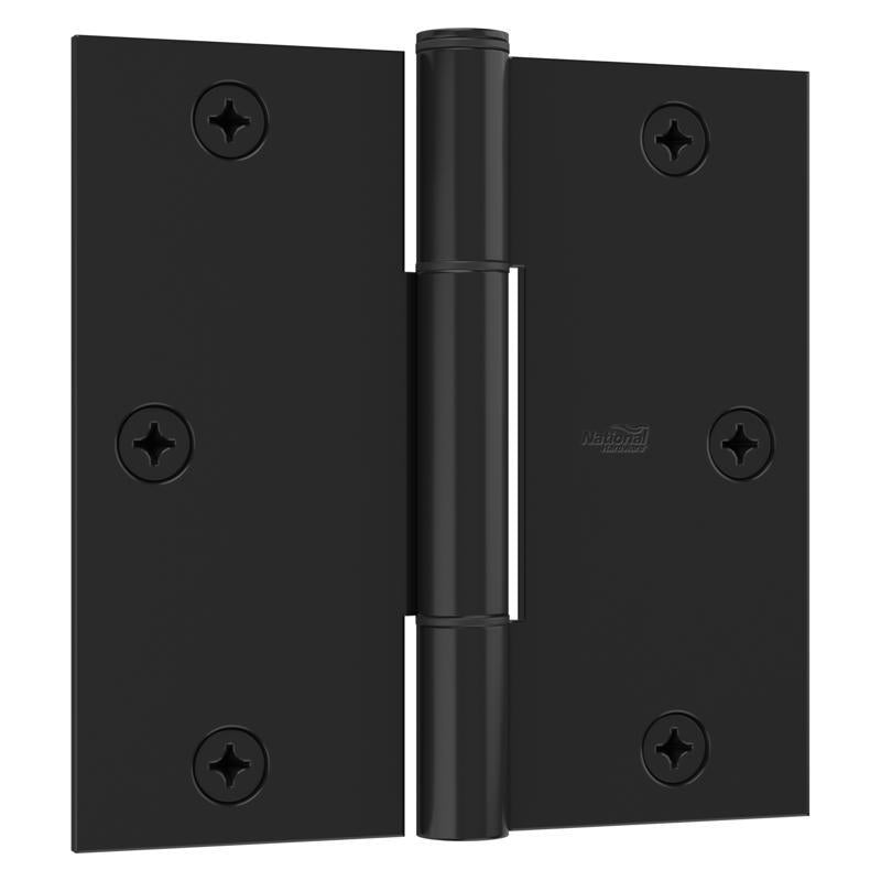 NATIONAL HARDWARE - National Hardware Squeak Guard 3.5 in. L Matte Door Hinge 3 pk [N830-445]