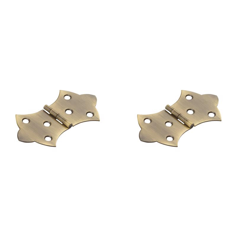 NATIONAL HARDWARE - National Hardware 3.06 in. L Antique Brass Brass Butterfly Hinge 1 pk