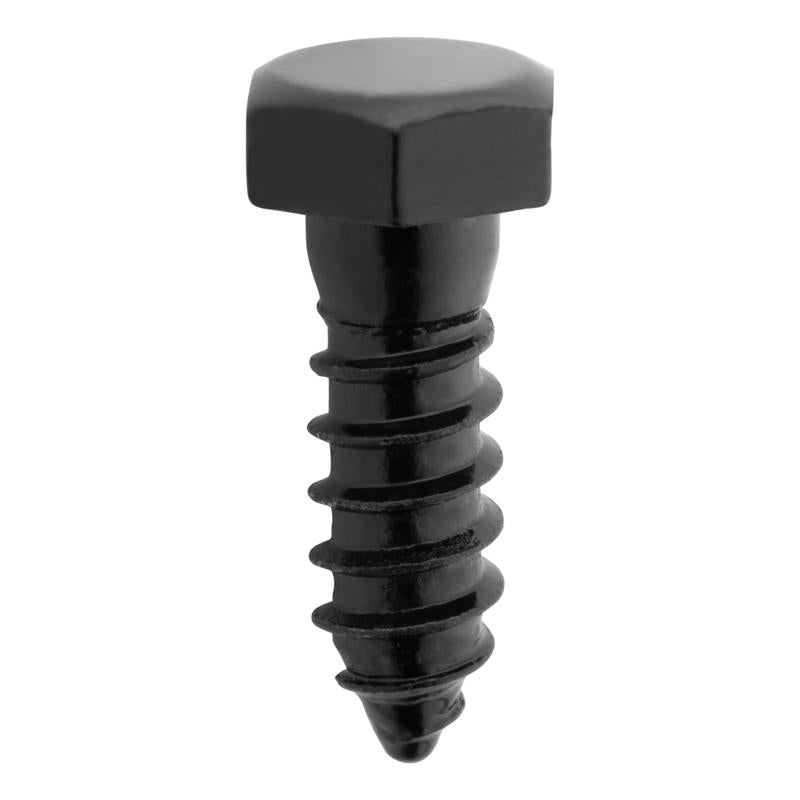 NATIONAL HARDWARE - National Hardware 1/2 in. X 1-1/2 in. L Hex Black Steel Lag Screw 1 pk