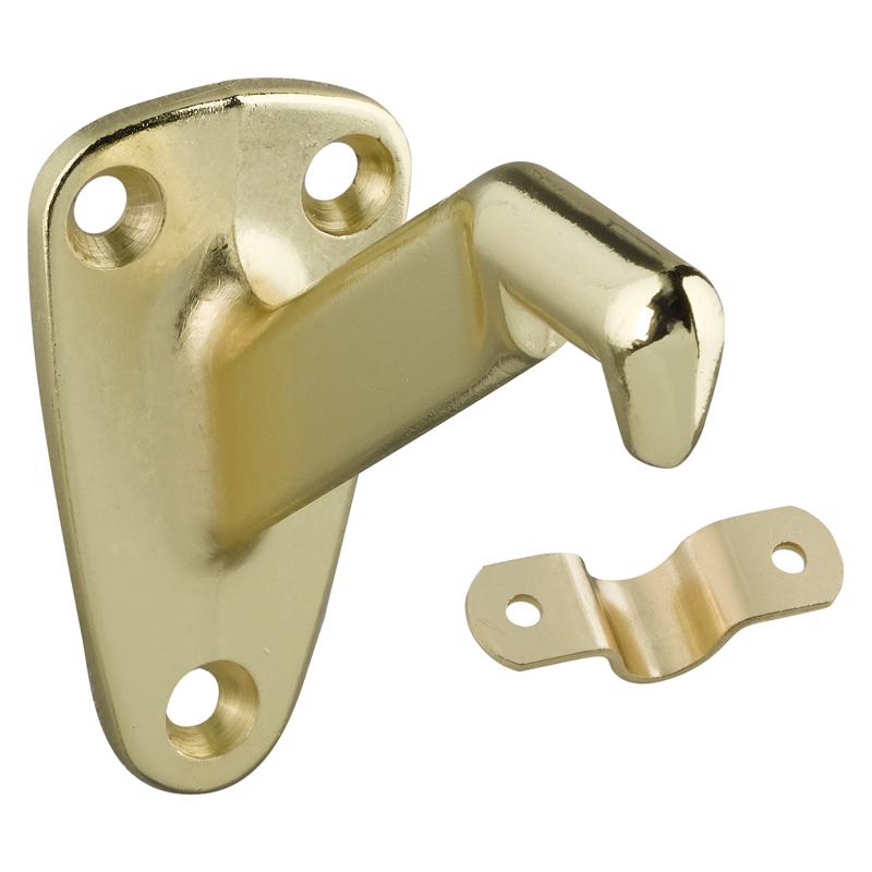 NATIONAL HARDWARE - National Hardware Gold Zinc Die Cast w/Steel Strap Handrail Bracket 3-5/16 in. L 250 lb
