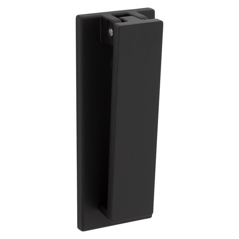 NATIONAL HARDWARE - National Hardware Reed 4.75 in. L Matte Black Brass Door Knocker