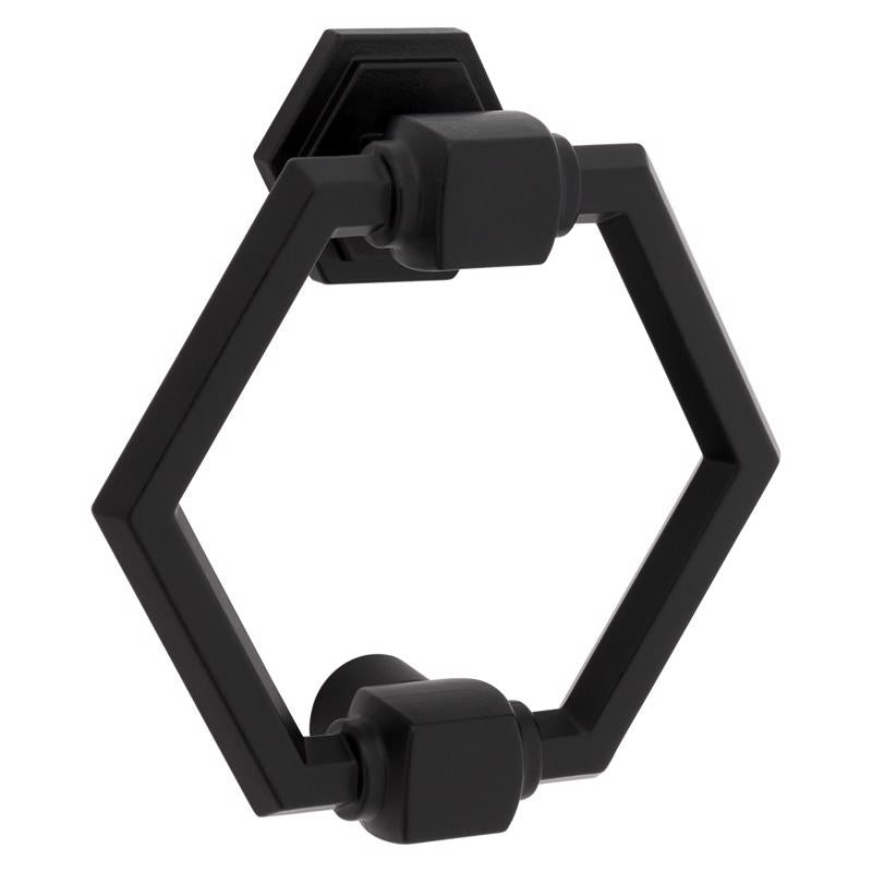 NATIONAL HARDWARE - National Hardware Powell 4 in. L Matte Black Die Cast Zinc Door Knocker
