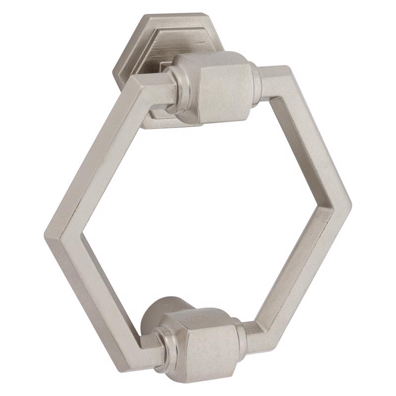 NATIONAL HARDWARE - National Hardware Powell 4 in. L Satin Nickel Die Cast Zinc Door Knocker