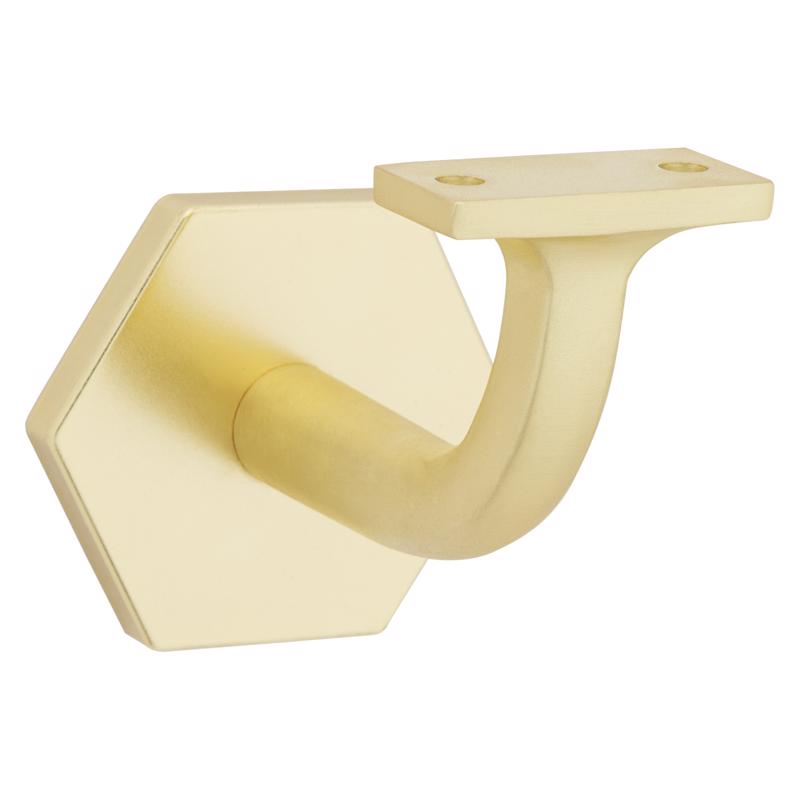 NATIONAL HARDWARE - National Hardware Powell Gold Zinc Die Cast w/Steel Strap Handrail Bracket 3-5/32 in. L 150 lb