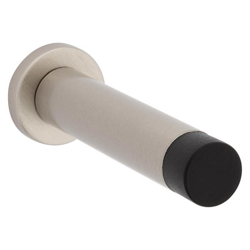 NATIONAL HARDWARE - National Hardware Cooper 3 in. L Aluminum Satin Nickel Silver Door Stop Mounts to door and wall 1 in