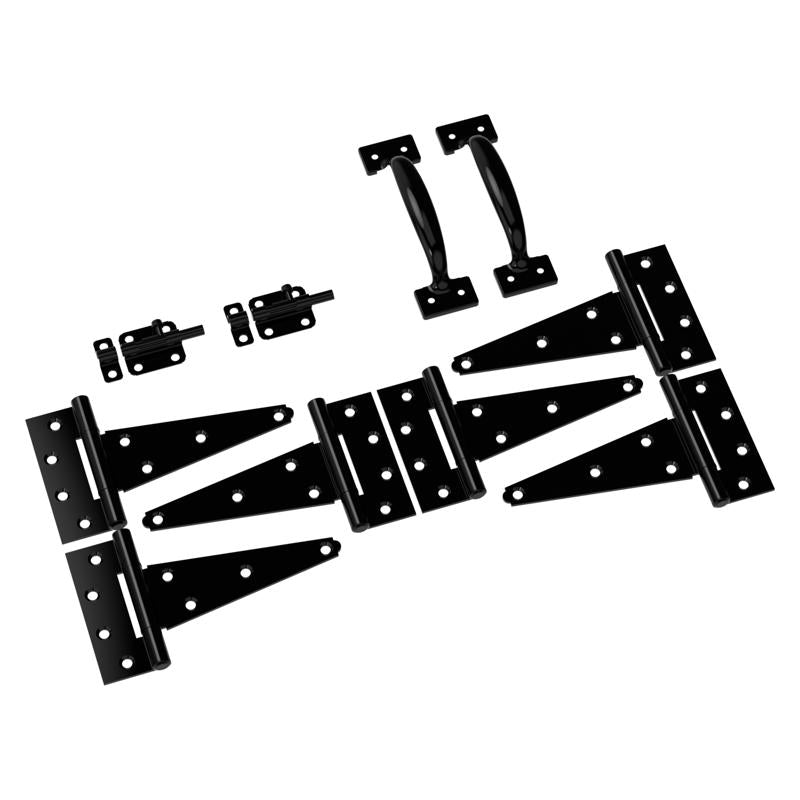 NATIONAL HARDWARE - National Hardware Black Steel Shed Kit 1 pk