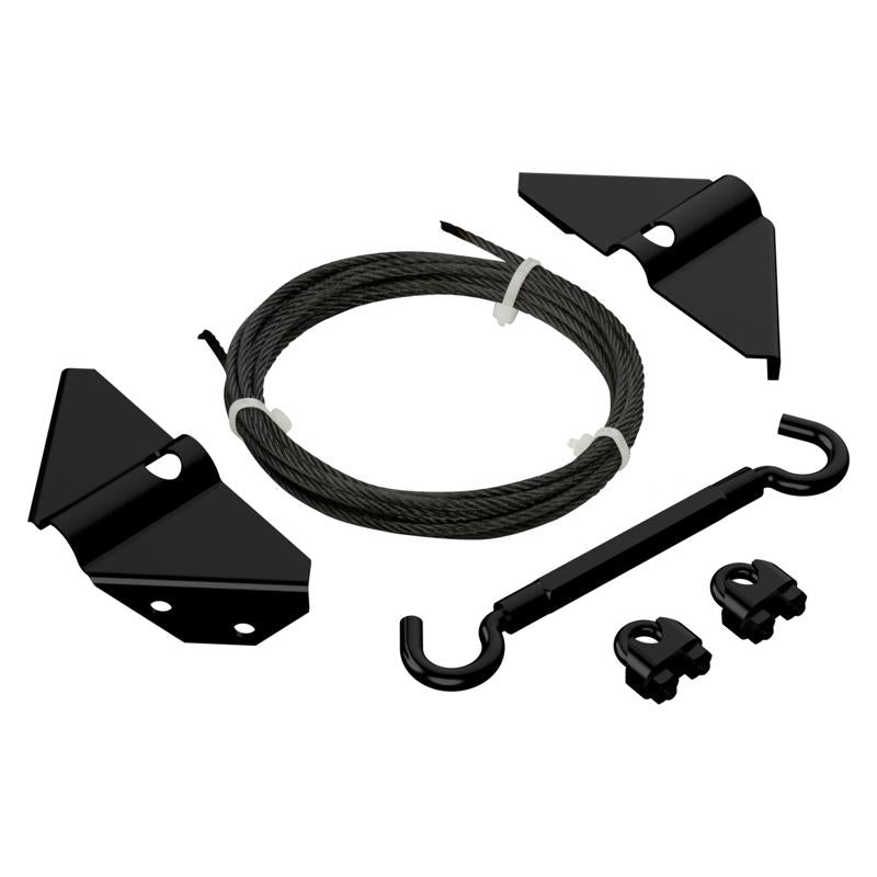 NATIONAL HARDWARE - National Hardware Black Steel Anti-Sag Gate Kit 1 pk