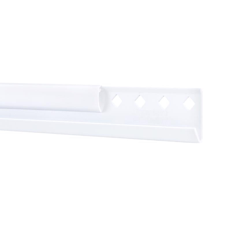 ORGANIZED LIVING - Organized Living Freedom Rail 2.25 in. H X 0.5 in. W X 60 in. L Epoxy Coated Steel Hanging Rail