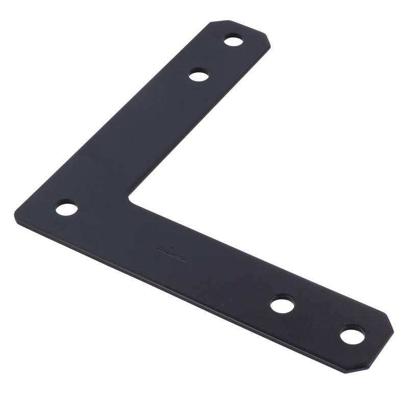 HAMPTON - Hampton 12 in. H X 12 in. W X 3/16 in. D Black Steel Corner Plate