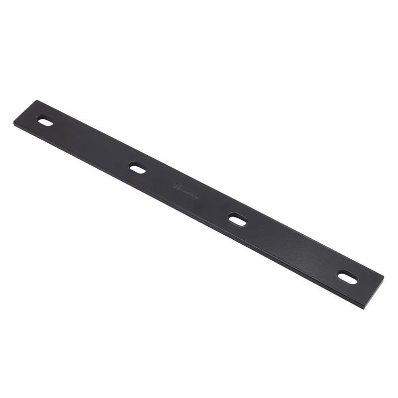 HAMPTON - Hampton 1/4 in. H X 1.5 in. W X 16 in. L Black Steel Mending Plate