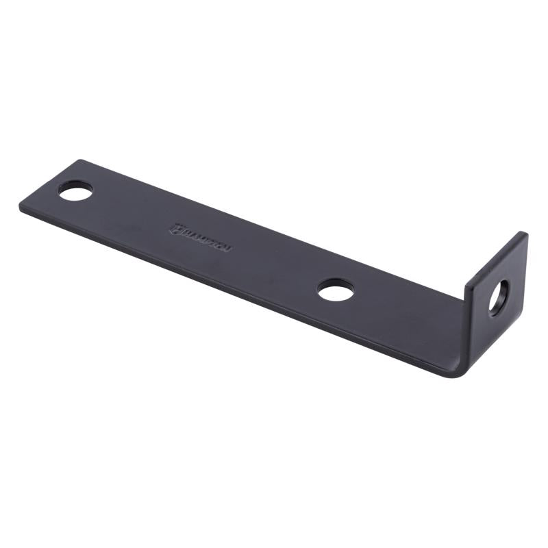 HAMPTON - Hampton 1.5 in. H X 7.5 in. W X 1/8 in. D Black Steel Inside/Outside Corner Brace